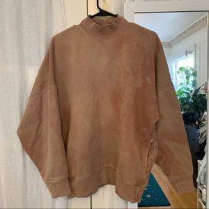 Tna Cozy Fleece Boyfriend Mock Sweatshirt